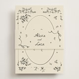 "Roses" - RSVP Online Enclosure Cards in Vanilla by Ani Somi - Assembled with Belly Band