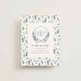 "Lavender" - RSVP Online Enclosure Cards in Tuscany by Claudia Orengo - Front