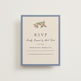 "A wedding in Low Country" - RSVP Online Enclosure Cards in Cornflower by Chris Griffith - Front