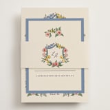 "A wedding in Low Country" - RSVP Online Enclosure Cards in Cornflower by Chris Griffith - Assembled with Belly Band