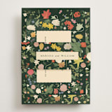 "all the flowers of the world" - RSVP Online Enclosure Cards in Garden by Sumak Studio - Assembled with Belly Band