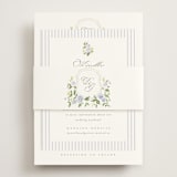 "Ocean Point" - RSVP Online Enclosure Cards in Sky by Everett Paper Goods - Assembled with Belly Band