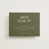 "Soria" - RSVP Online Enclosure Cards in Meadow by Melanie Kosuge - Front