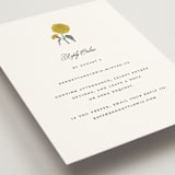 "botanical cameo" - RSVP Online Enclosure Cards in Swan by Lori Wemple - Detail