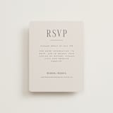 "Close-up" - RSVP Online Enclosure Cards in Sandstone by Nicole Walsh - Front