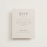 "Close-up" - RSVP Online Enclosure Cards in Sandstone by Nicole Walsh - Front