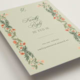 "Garden Heirloom" - RSVP Online Enclosure Cards in Garden by Elly - Detail