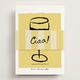 "Amore Mio" - RSVP Online Enclosure Cards in Nero by Helena Vitto - Assembled with Belly Band