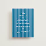 "The Emma" - RSVP Online Enclosure Cards in Cerulean by Kristie Kern - Front