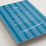 "The Emma" - RSVP Online Enclosure Cards in Cerulean by Kristie Kern - Detail