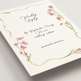 "Barolo" - RSVP Online Enclosure Cards in Deep Blush by Pati Cascino - Detail