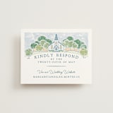 "Going to the Chapel" - RSVP Online Enclosure Cards in Meadow by Paper Sun Studio - Front