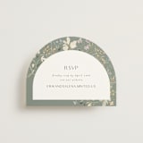 "Aster" - RSVP Online Enclosure Cards in Garden by Itsy Belle Studio - Front