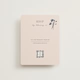 "Floral Monogram" - RSVP Online Enclosure Cards in Champagne by Lindsay Megahed - Front