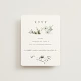 "Wildflower Garden" - RSVP Online Enclosure Cards in Lace by Hannah Williams - Front