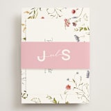 "Untied" - RSVP Online Enclosure Cards in Sherbert by Erin Hodges - Assembled with Belly Band