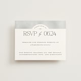 "Panoramic" - RSVP Online Enclosure Cards in Cloud by Heather Schertzer - Front
