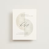"Camille" - RSVP Online Enclosure Cards in Stone by Jackie Crawford - Front