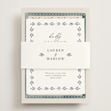 "Americana " - RSVP Online Enclosure Cards in Sea by leslie hamer - Assembled with Belly Band