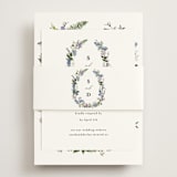 "Lilac Bloom" - RSVP Online Enclosure Cards in Lavender by Susan Moyal - Assembled with Belly Band