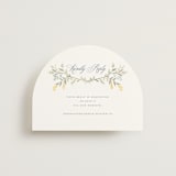 "Monogrammed" - RSVP Online Enclosure Cards in Spring by Petra Kern - Front