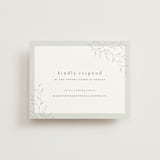"tortina" - RSVP Online Enclosure Cards in Aqua Mist by chocomocacino - Front