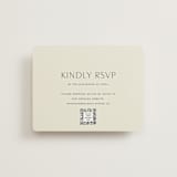 "Glide" - RSVP Online Enclosure Cards in Porcelain by Jennifer Postorino - Front