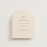 "Infinite" - RSVP Online Enclosure Cards in Ivory by Angela Thompson - Front