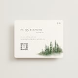 "Somerset" - RSVP Online Enclosure Cards in Evergreen by Melanie Kosuge - Front