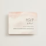 "First light" - RSVP Online Enclosure Cards in Blush by Itsy Belle Studio - Front