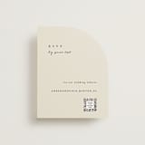 "Simply" - RSVP Online Enclosure Cards in Linen by Brianne Larsen - Front
