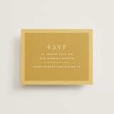 "Colorfield" - RSVP Online Enclosure Cards in Buttercup by Snow and Ivy - Front