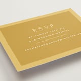 "Colorfield" - RSVP Online Enclosure Cards in Buttercup by Snow and Ivy - Detail