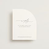 "Join Together" - RSVP Online Enclosure Cards in Inked by Design Lotus - Front