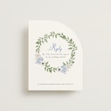 "SweetHearts" - RSVP Online Enclosure Cards in Periwinkle by Design Lotus - Front