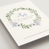 "Sweethearts" - RSVP Online Enclosure Cards in Periwinkle by Design Lotus - Detail