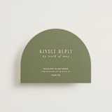 "Fero" - RSVP Online Enclosure Cards in Blush by Pati Cascino - Front