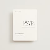 "Modern Space" - RSVP Online Enclosure Cards in Cloud by Ashlee Townsend - Front