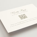 "Calia" - RSVP Online Enclosure Cards in Paris Rain by Jennifer Postorino - Detail