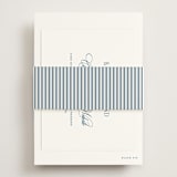 "Hilton" - RSVP Online Enclosure Cards in Ocean by Kelly Schmidt - Assembled with Belly Band