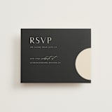 "Entwine" - RSVP Online Enclosure Cards in Matchbook by Christie Garcia - Front