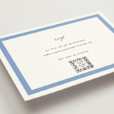 "Montauk" - RSVP Online Enclosure Cards in Blue Bell by Megan Davis - Detail