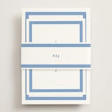 "Montauk" - RSVP Online Enclosure Cards in Blue Bell by Megan Davis - Assembled with Belly Band