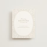 "Extravagant" - RSVP Online Enclosure Cards in Natural by Jessie Steury - Front