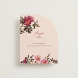 "Indian floral chintz lush" - RSVP Online Enclosure Cards in Ivory by Caroline Bonne Muller - Front