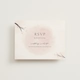 "Cherry Blossoms" - RSVP Online Enclosure Cards in Cherry Blossom by Stephanie Hawkes - Front
