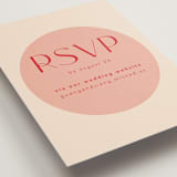 "Unity" - RSVP Online Enclosure Cards in Blossom by Hudson meet Rose - Detail