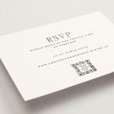 "Hepburn" - RSVP Online Enclosure Cards in Tuxedo by Megan Davis - Detail