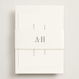 "Hepburn" - RSVP Online Enclosure Cards in Tuxedo by Megan Davis - Assembled with Belly Band