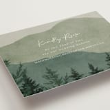 "The Forest" - RSVP Online Enclosure Cards in Jade by Elly - Detail